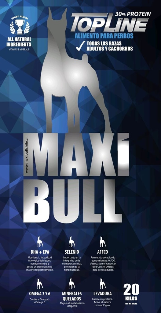 MaxiBull TOPLINE (Adultos y Cachorros) 20Kg