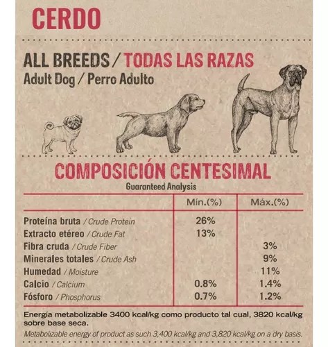 Balanced Perro Adulto Exclusive Recipe Cerdo y Arroz 15 kg