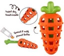 Zanahoria De Caucho Para Snack Warrior