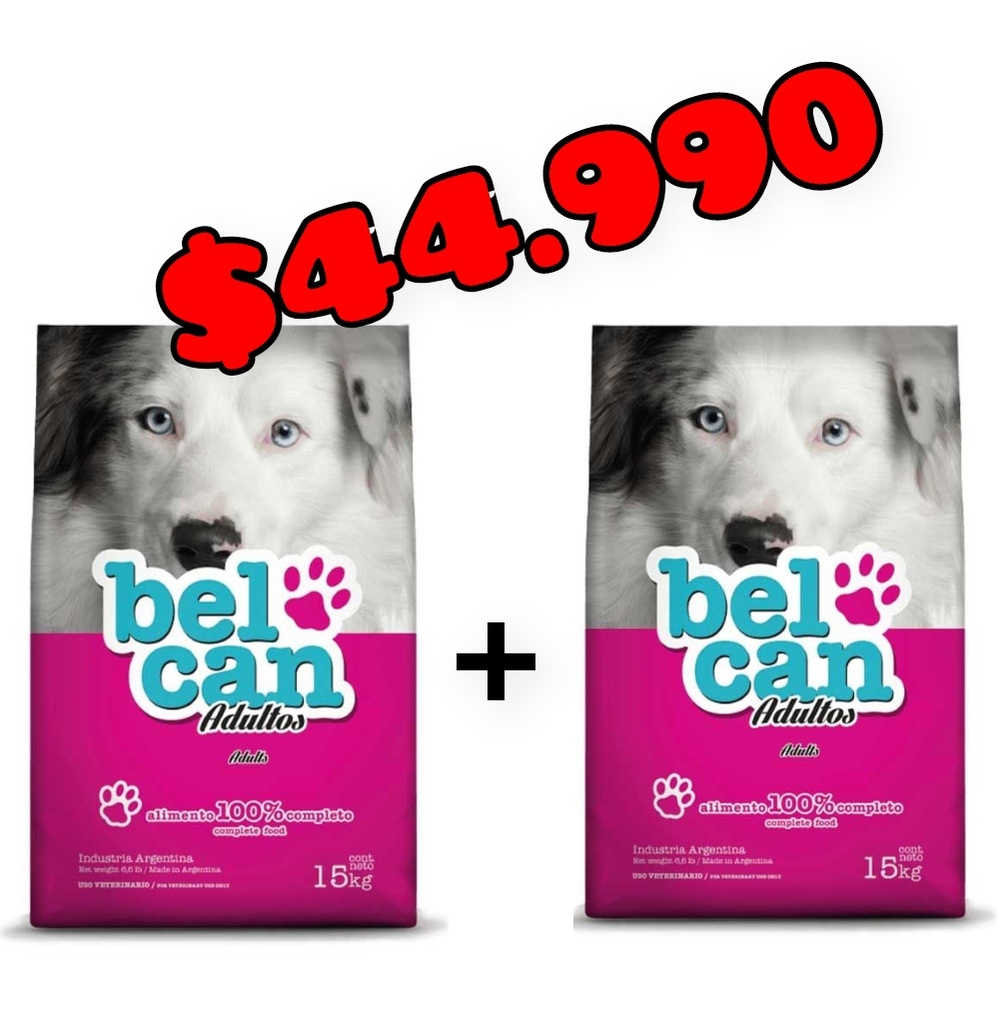 Promo Belcan Adult 15Kg x 2