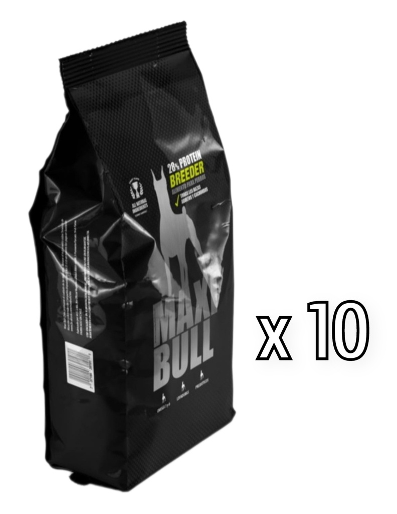 MaxiBull Breeder (ADULTOS y CACHORROS) 20Kg x 10 unid.
