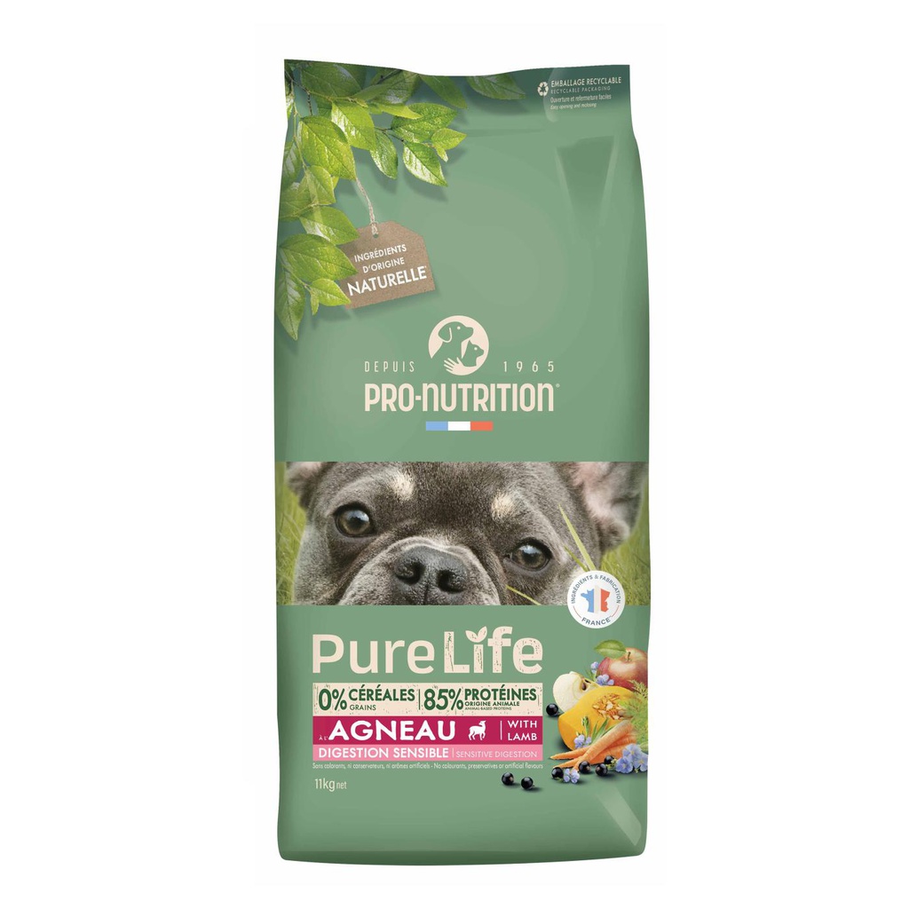 Pure Life Digestion Sensible de Cordero 11 kg
