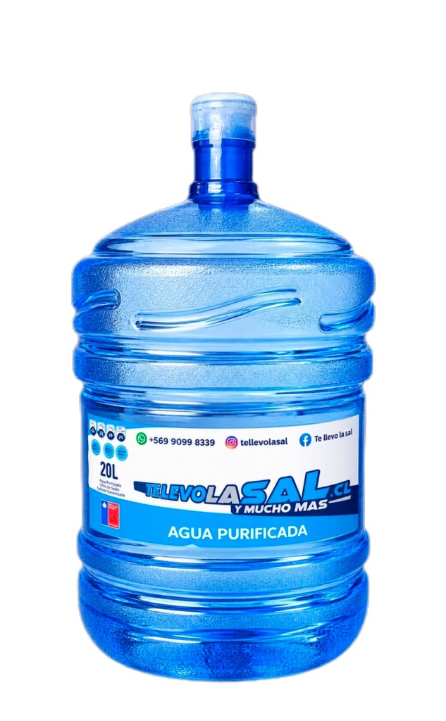 RECARGA+BOTELLON TE LLEVO LA SAL 20LTS (Venta a DESPACHO)