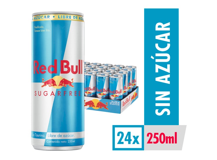 RED BULL sugar free 24 latas 250cc