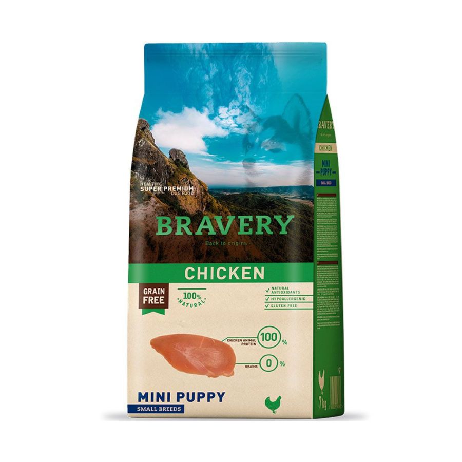 Bravery Mini Puppy Small Chicken 7Kg