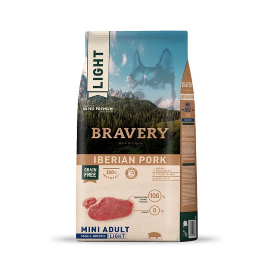 Bravery Light Iberian Pork Mini Adult Small 7Kg