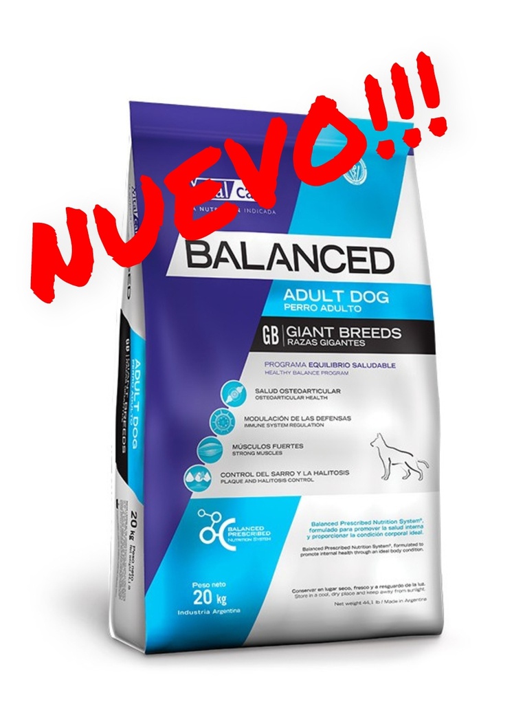 Balanced Adult Raza GIGANTE 20Kg