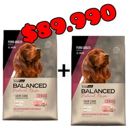 [PBAADEX2] PROMO Balanced Natural Recipe Cerdo 15kg x 2
