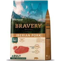 [BRIBPO12] Bravery Adulto Medium y Large Iberian Pork 12Kg