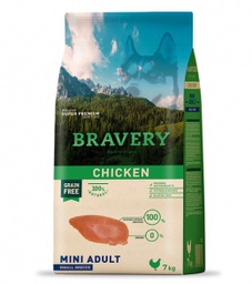 [BRMIAD07] Bravery Mini Adulto Chicken 7Kg