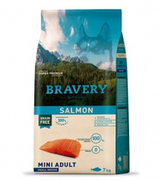 [BRADSA07] Bravery Mini Adulto Salmon 7Kg
