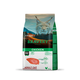 [BRCHCA02] Bravery Chicken Adult Cat 2Kg
